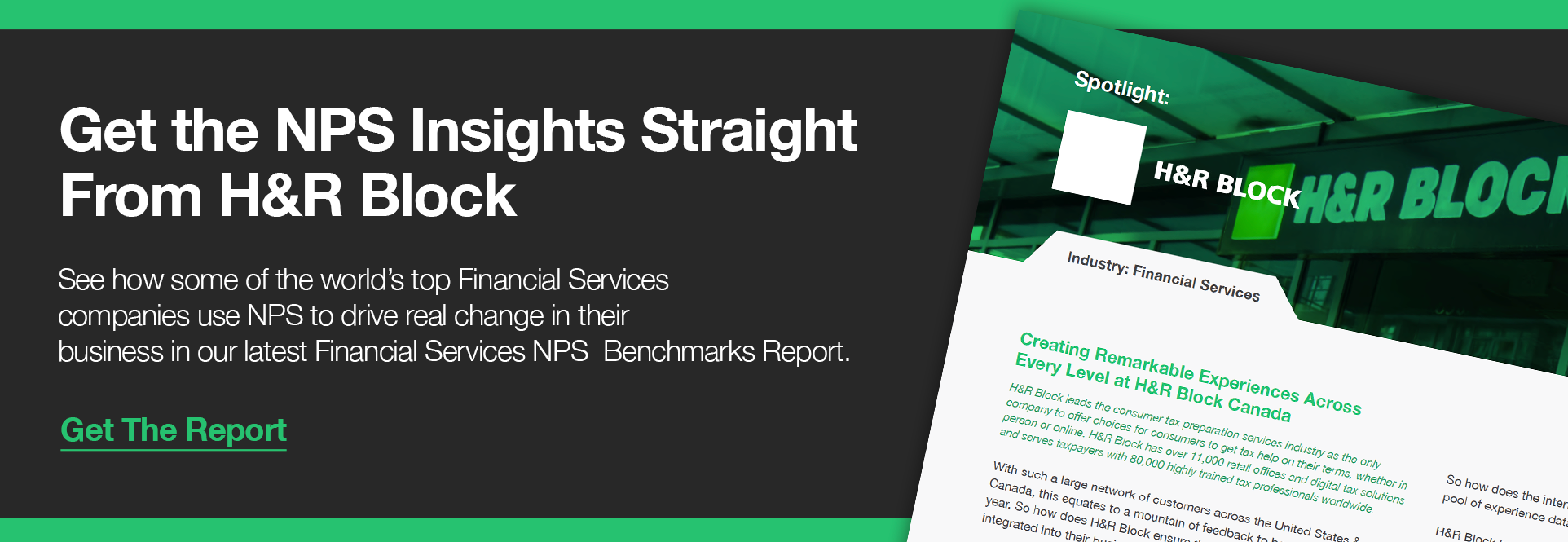 H&R Block NPS Benchmarks H&R Block NPS Benchmarks